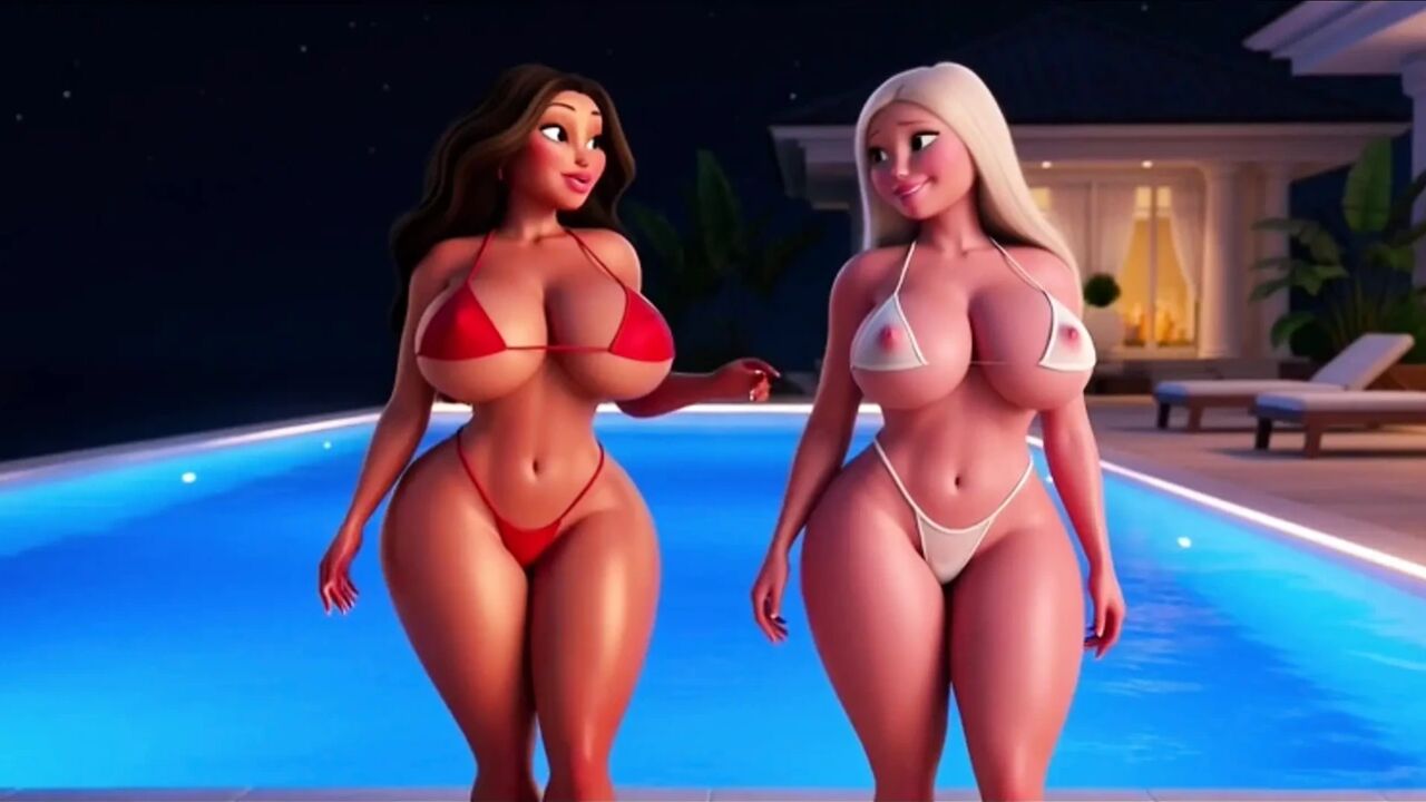 A night by the pool with a happy ending