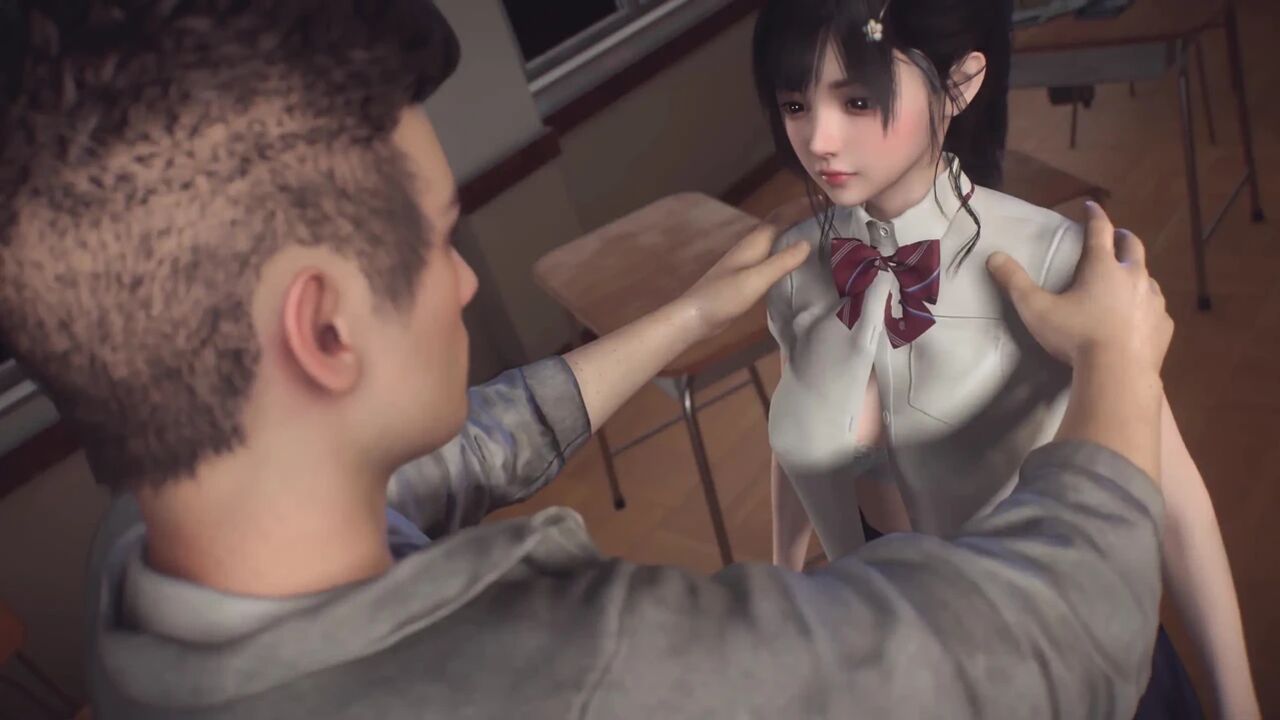 3D Big Boobs Japanese College Girl Have a Hardcore Blowjob Sex