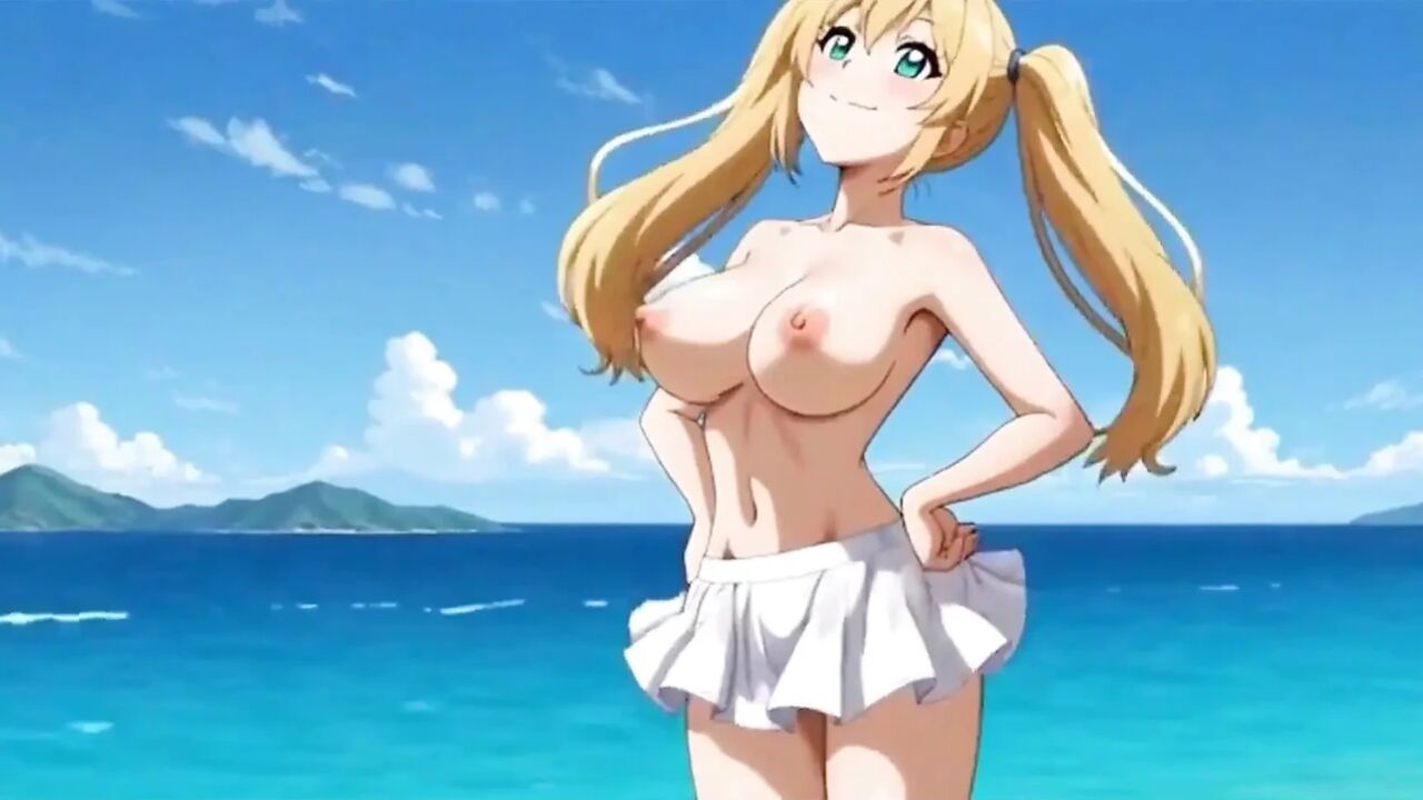 Beach Blonde Blowout Elsa's Sandy Suck and Fuck Fest Ai Generated