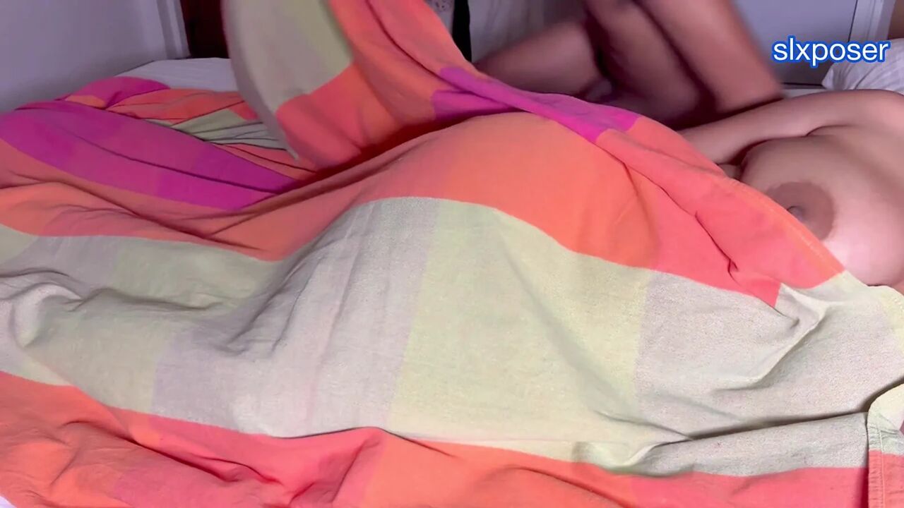 Amateur Couple Having Real Tender Sex in the Night. Creampie