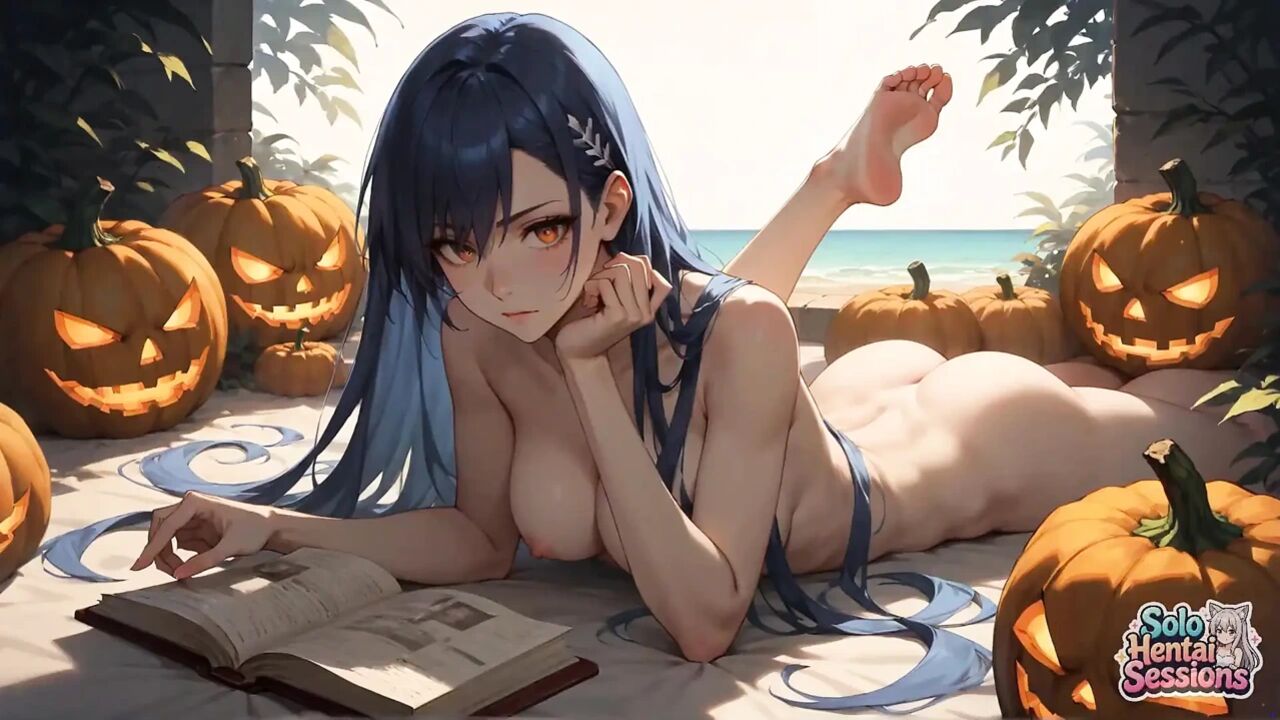 Pumpkin Glow & Blue Hair Solo Mug Seduction