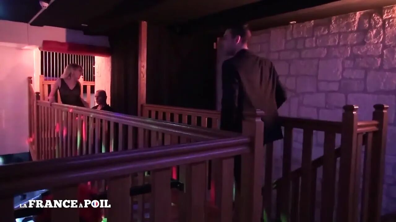 A Hot Club Meeting for a Young and Greedy Blonde Girl