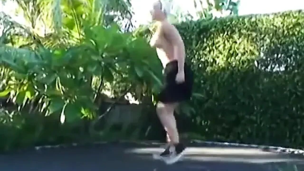 Gala and Dude Do Sixty Nine on a Trampoline