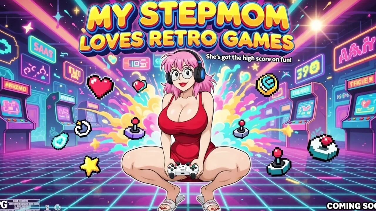 My Stepmom Loves Retro Games, Hentai, Ai Cartoon
