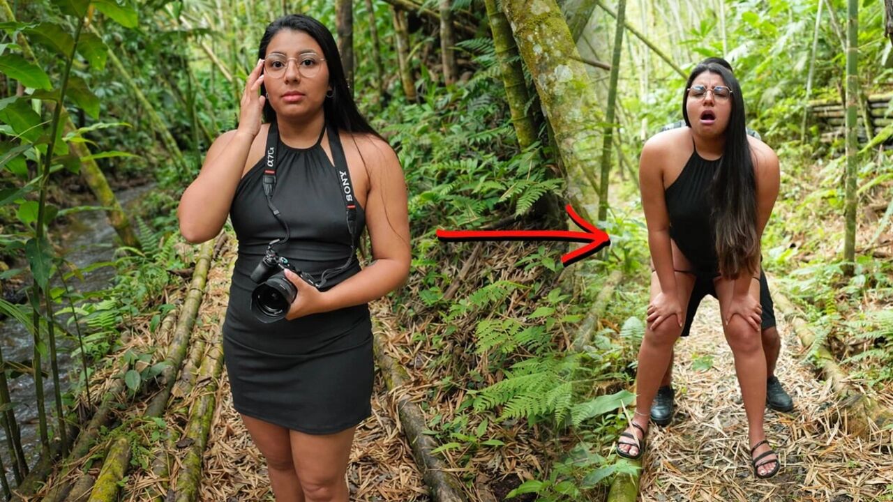 Amateur Couple Caught Having Sex Outdoors - She Didn't Care