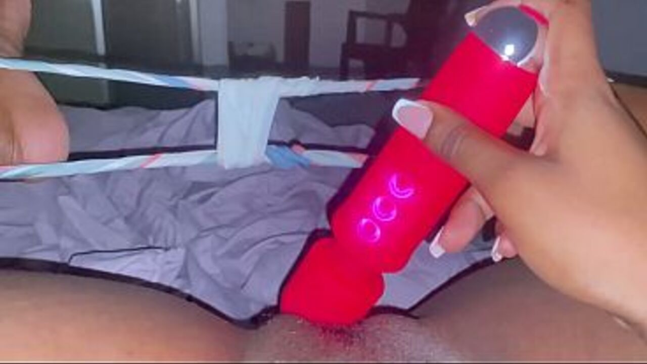 My neighbor sent me a video of herself masturbating at night when her husband wasn't home.