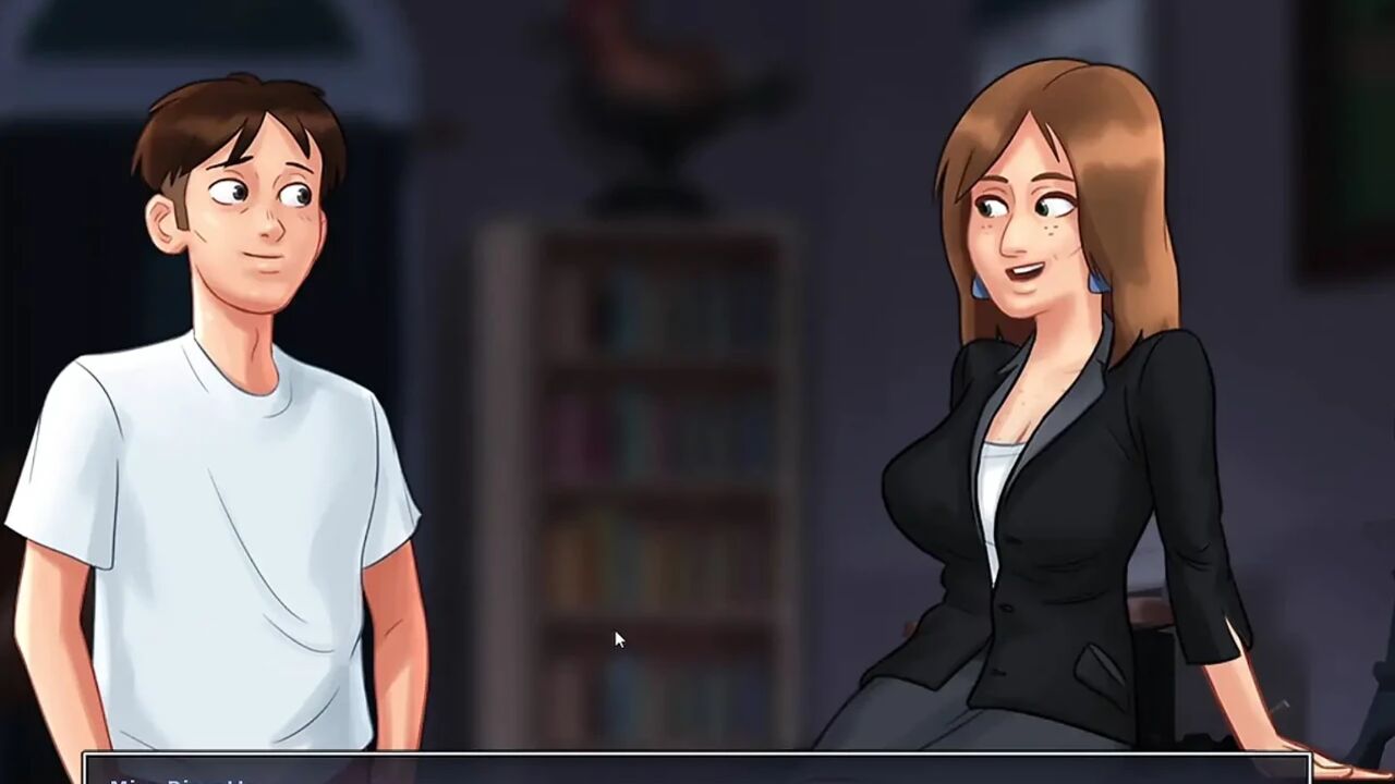 I fuck my French teacher in her office in Summertime saga