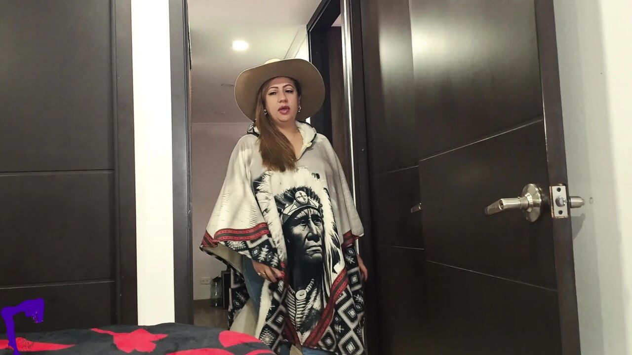 Horny Cheating Hot Wife Blonde Curvy Cowgirl Outfit Big Tits Big Ass, Cum on Ass Reveal Doggystyle Ride POV