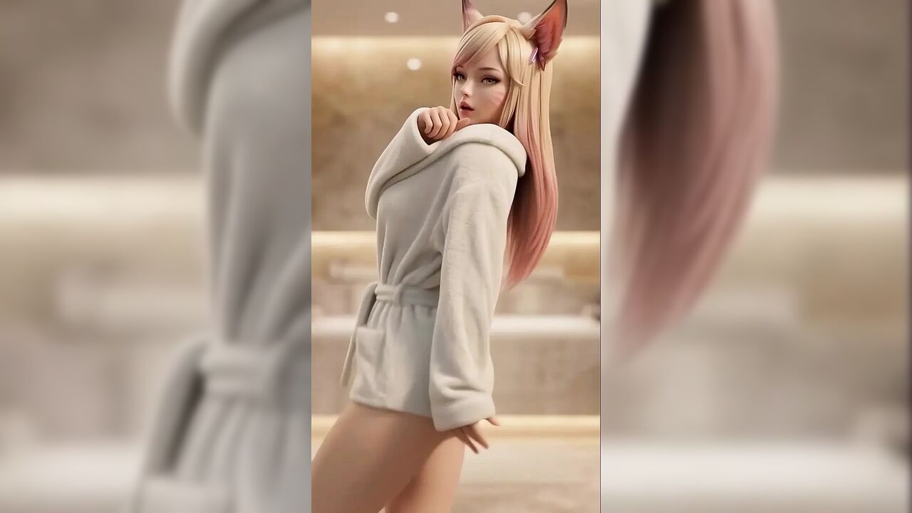 Ahri's Spicy Dance (EXID - Hot Pink) Uncensored Hentai AI Generated