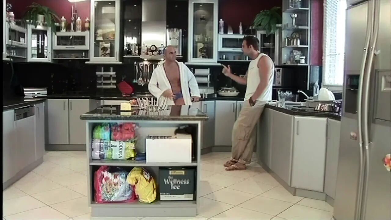 Stepmom Has Breakfast with Stepsons Cocks