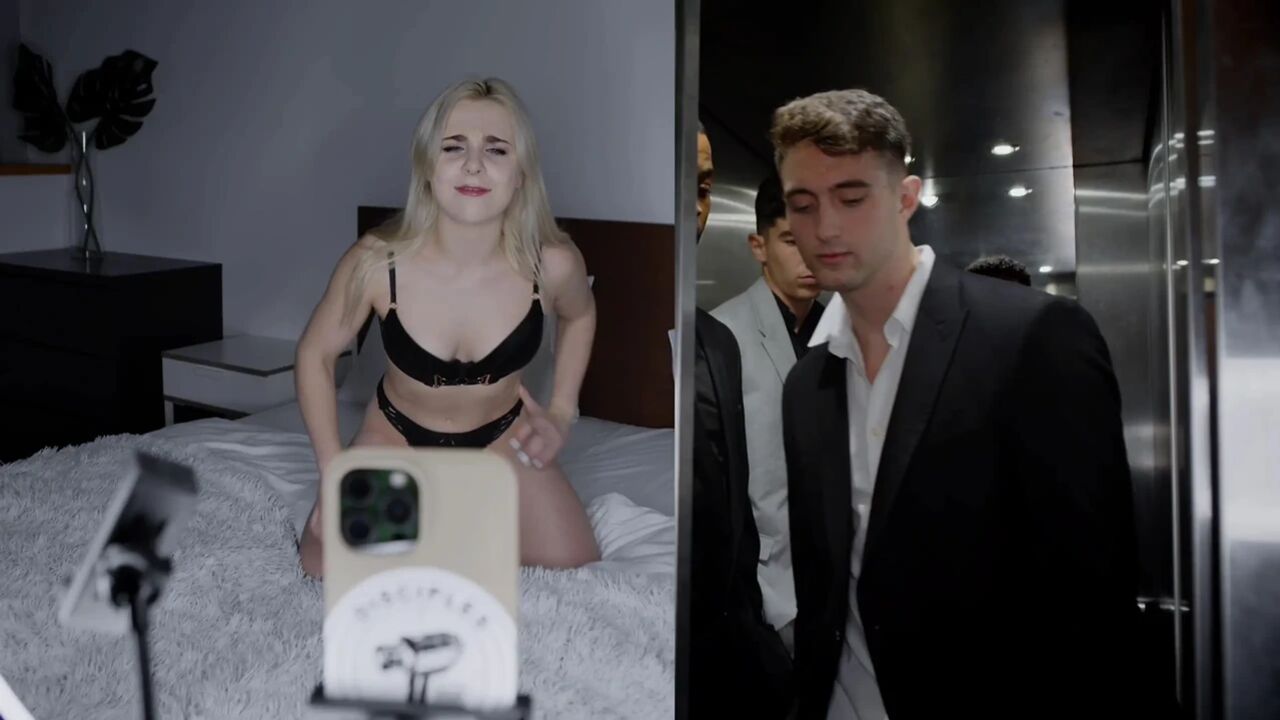 Innocent 18-year-old Girl Ends up in an Interracial Gangbang Subdued in All Her Holes