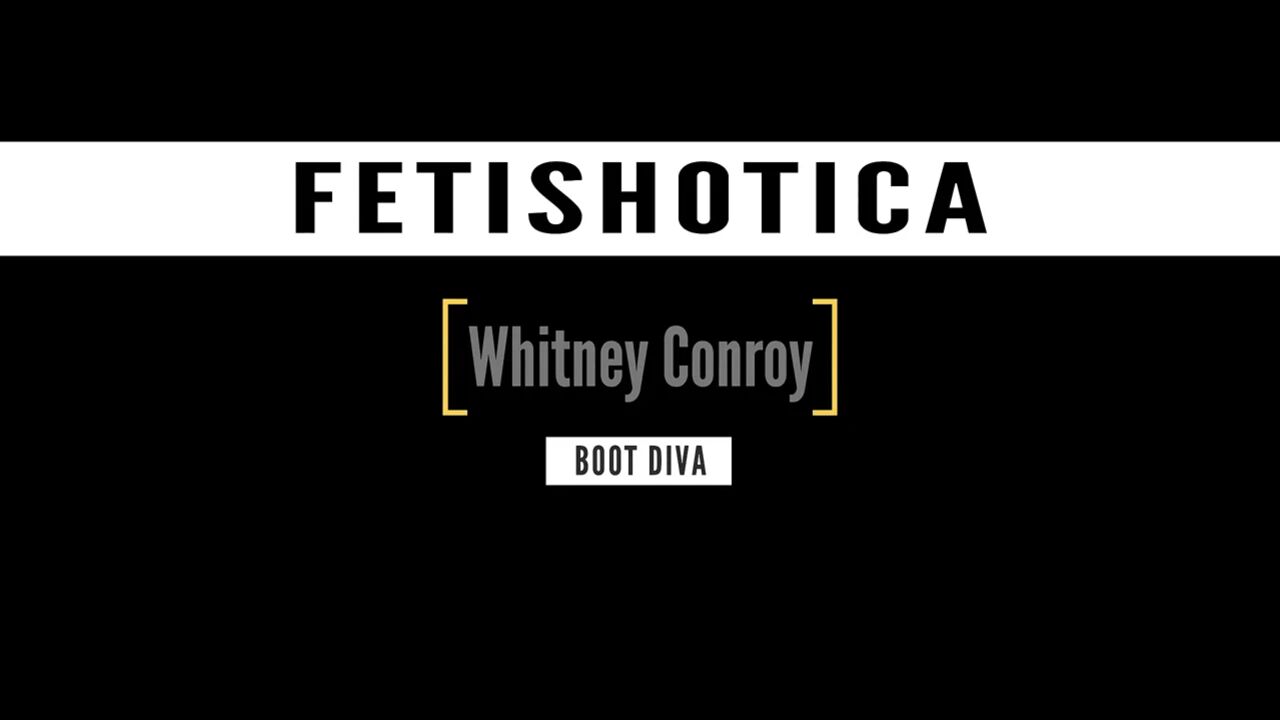Whitney Conroy in her cum fuck me boots