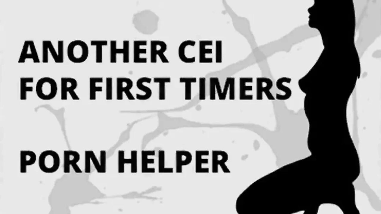 AUDIO ONLY - Another CEI first timer with porn assist