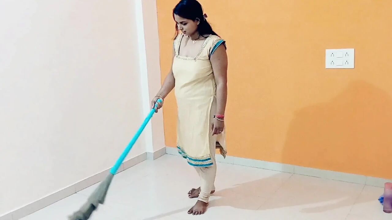 Desi girl's form fucked by the owner in desi style
