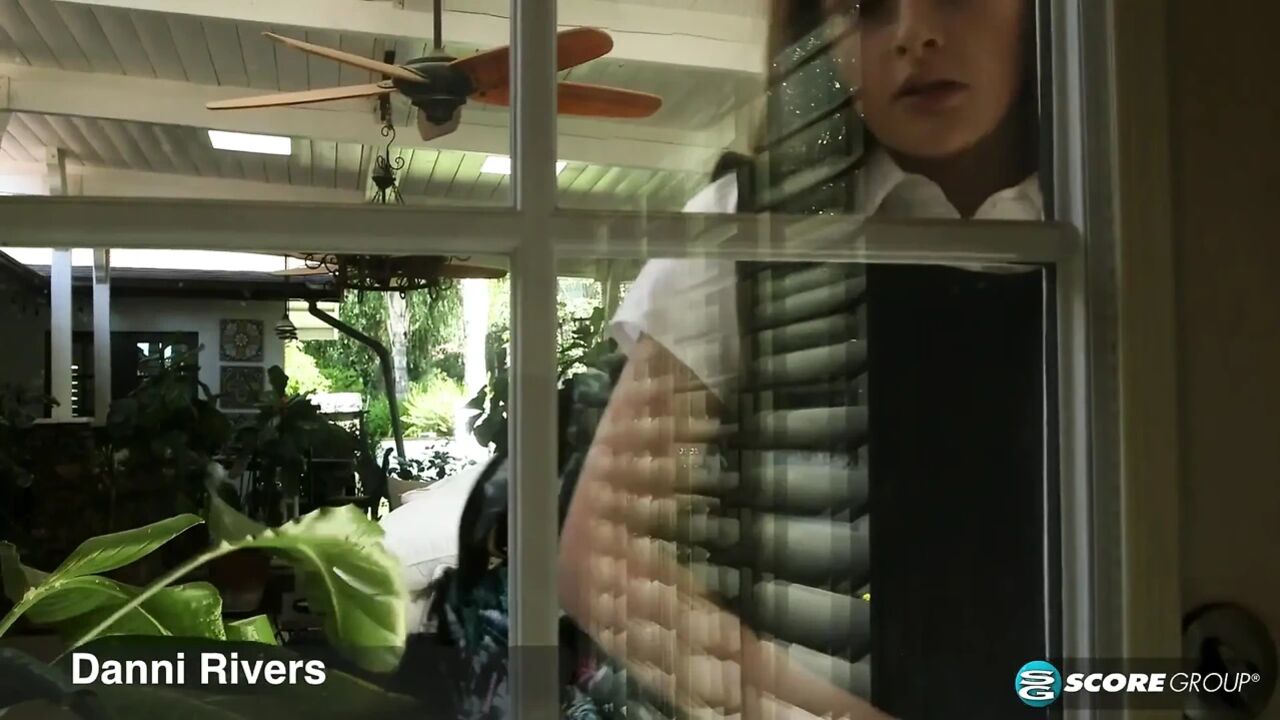 What's College Girl Danni Rivers' Type? an Older Man with a Big, Hard Cock