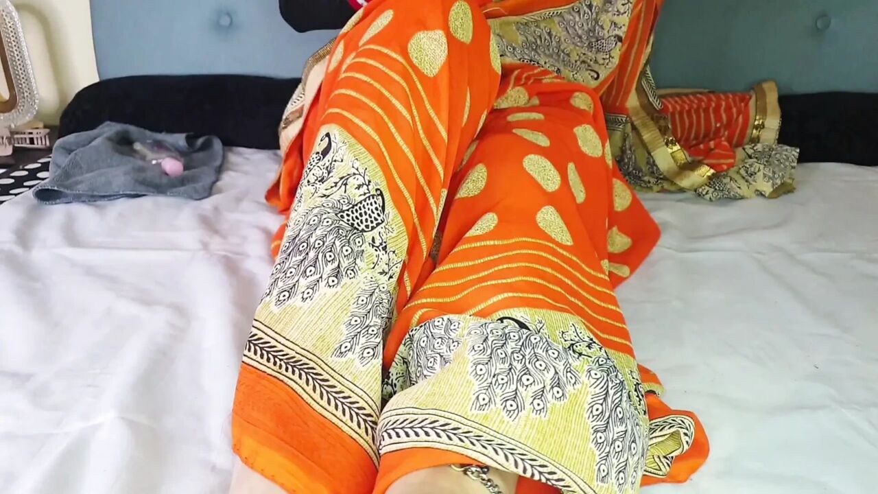 Indian big ass neighborhood banger gives rough footjob and cum missionary