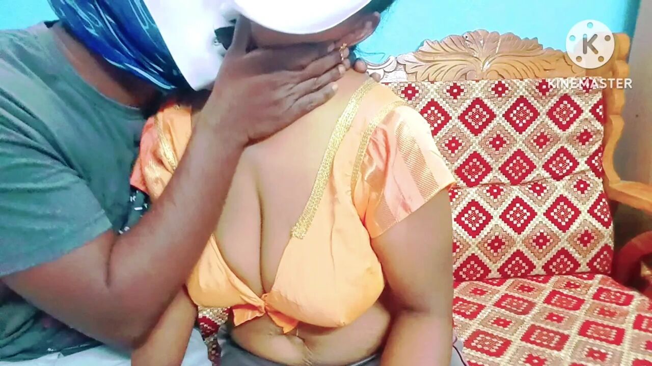 Horny mallu girl with huge boobs and he rubbed her juicy boobs with a ice cube