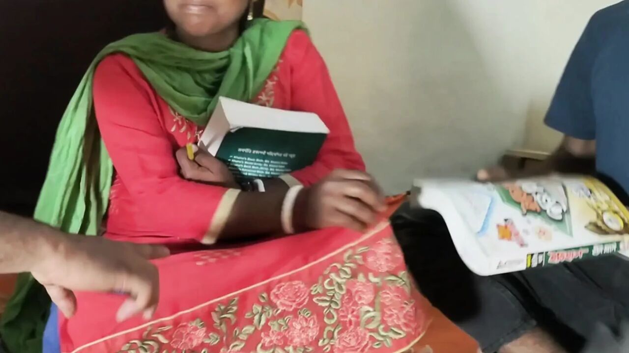 Teacher Enjoying Sex With His Student Schoolgirl Fucked by Her Stepbrother - threesome Sex Story