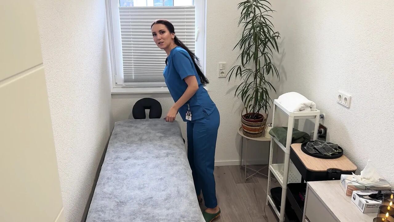 He Gets Caught Jerking During Massage