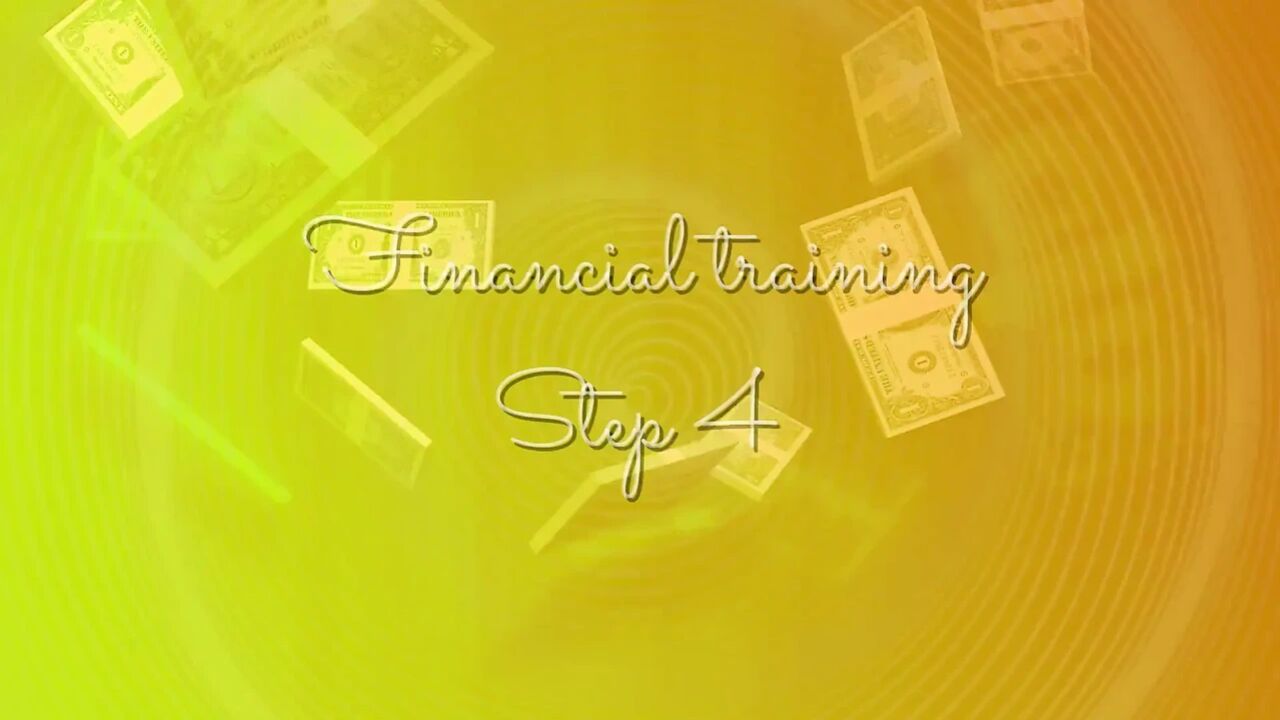 Financial training! I will lead you to the dream in reality! Step 4