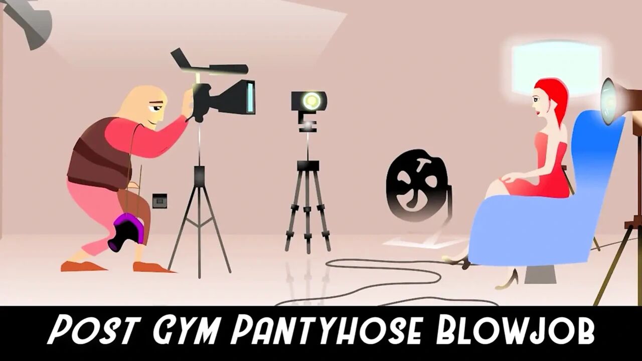 Post Gym Pantyhose Blowjob