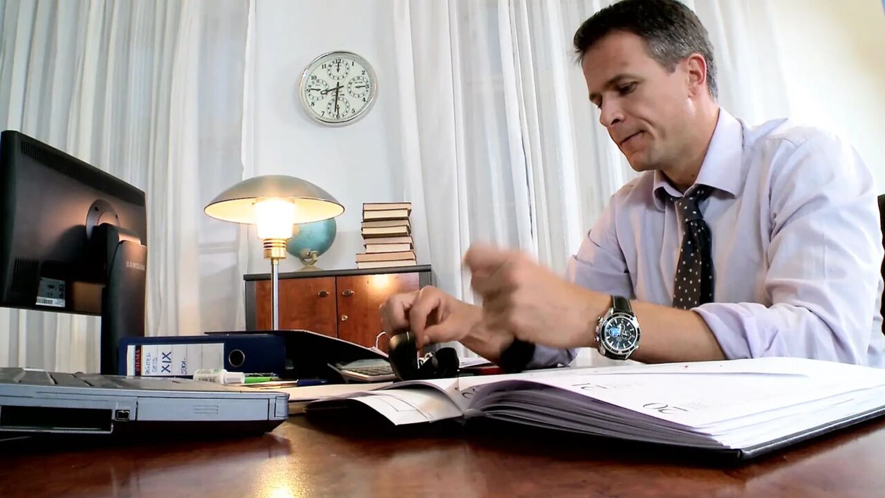 Blonde Secretary Legs Spread Wide Office Fuck