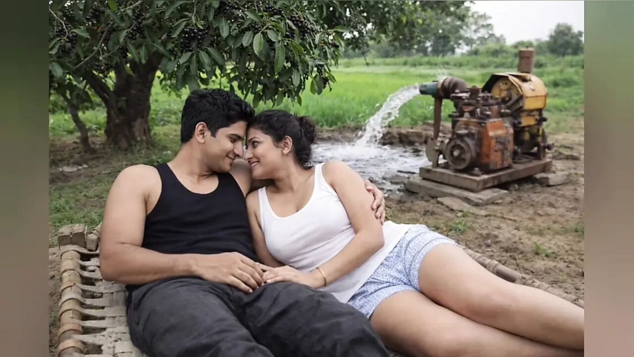 Married Stepsister outdoor on her Husband and gets romance by Teen Step-Brother