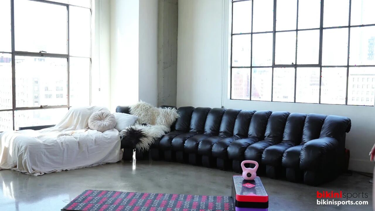 Fitness Session Turns Into Naked Lesbian Massage With Toys