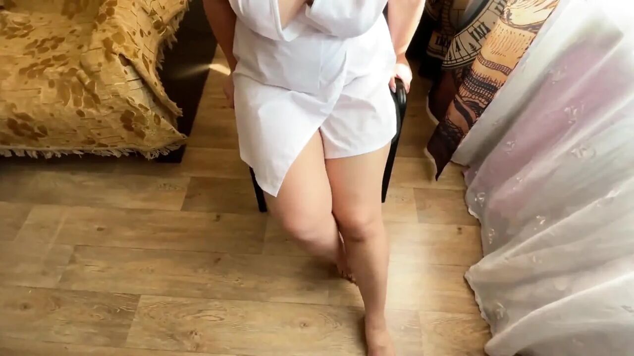 Busty Nurse Decided to Have Some Fun