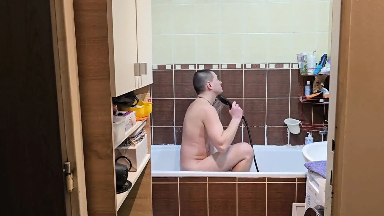 Showering Together Turns Into Hot Sex and Ends with Wife’s Pussy Filled with Cum