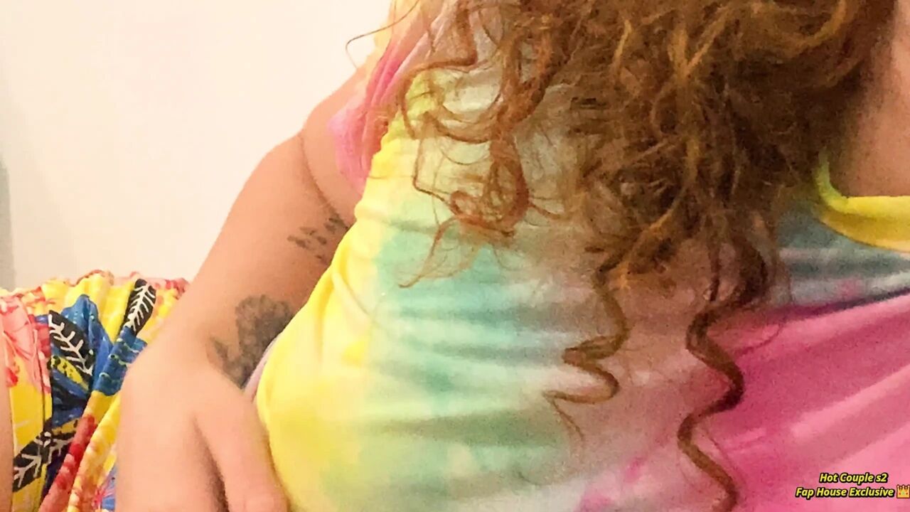 Redhead Wife Laura Touching Her Pink Pussy Until She Cums Hard Releasing a Delicious Cream, Please Eat My Pussy