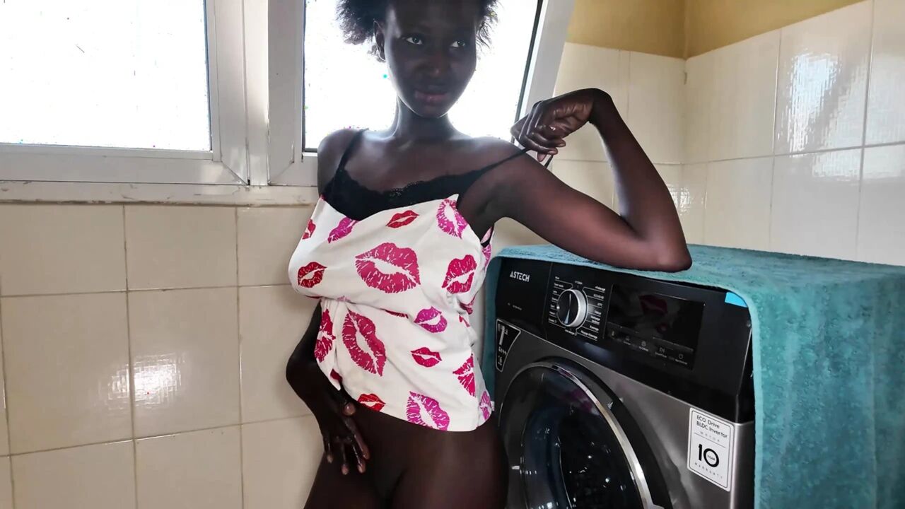 Skinny Nubian Slut Dogged and Cummed (fv)