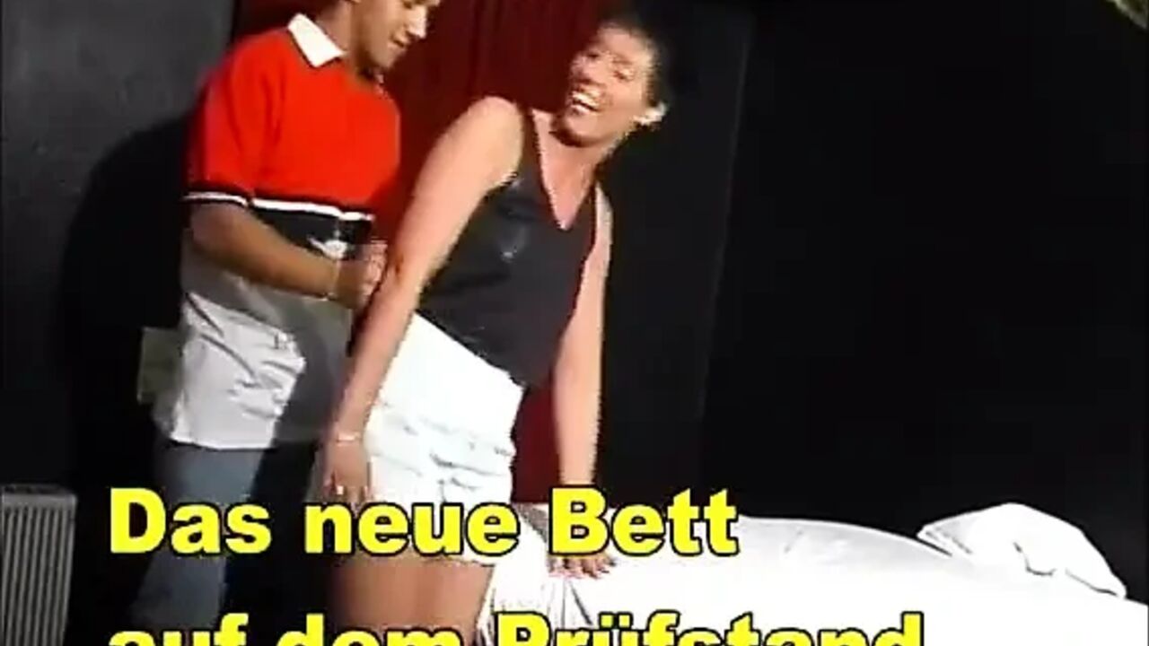 Short Haired German Lady Likes Please Big Cock with Her Skills