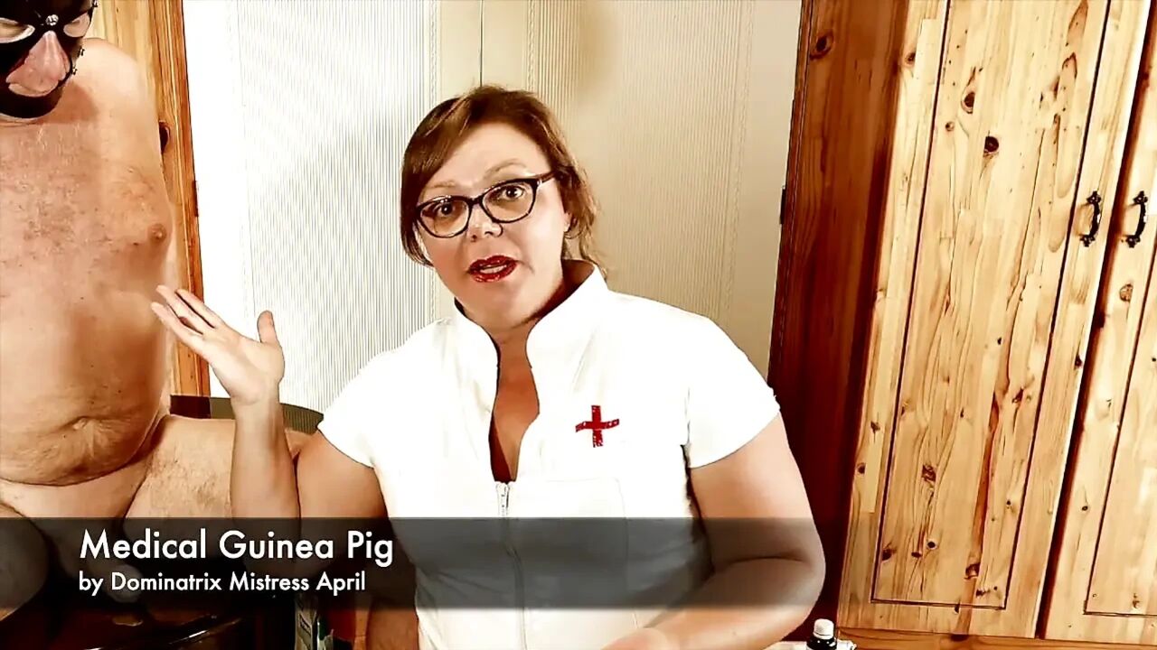 Dominatrix mistress April medical guinea pig