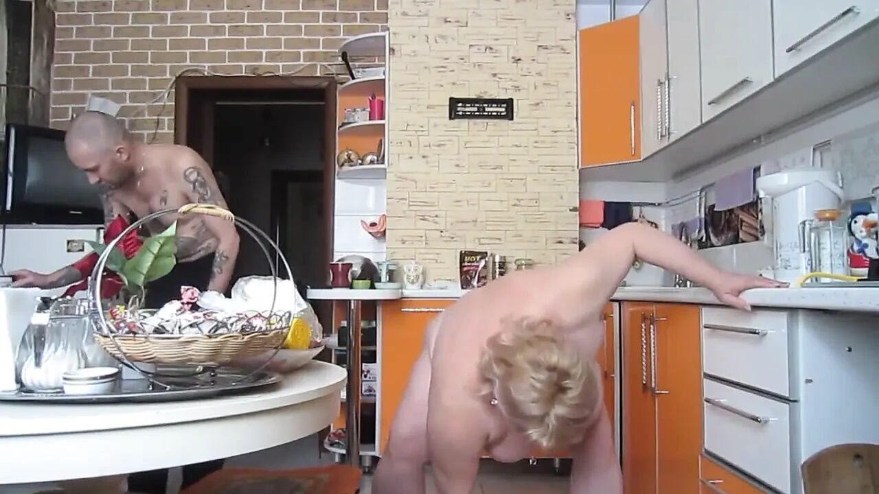 Loves to suck cock and fuck in the kitchen 2