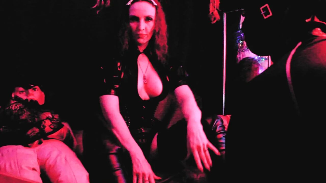 Rubber Slave Pussylingus Eva Latex Femdom Boots Fetish BDSM Kink Big Ass Milf