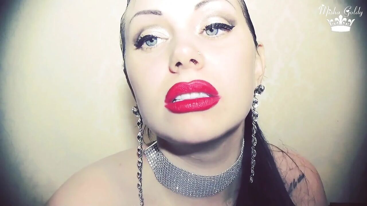 Valentines red marks on glass