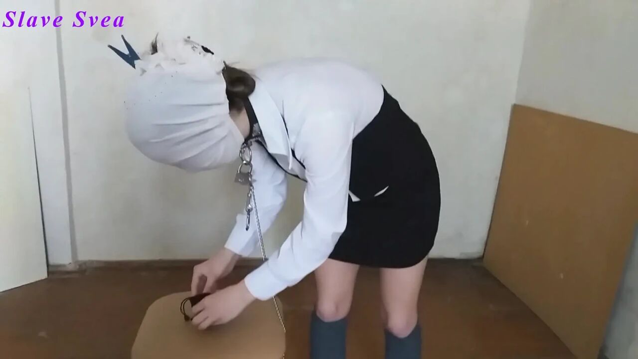 Slave girl self punishment
