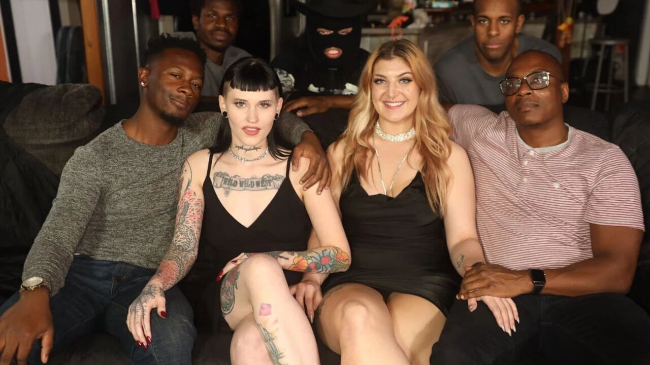 Monica Raye and Tiffany Nacke Gangbang