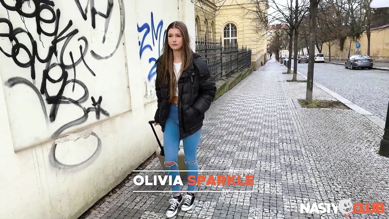 Erasmus student Olivia Sparkle meets her old flame after a year of studying abroad