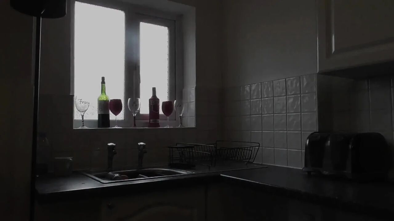 Naughty French Maid Put in Butt Plug & Masterbates Instead of Cleaning Kitchen - Huge Orgasm, Squirt, Ass to Mouth