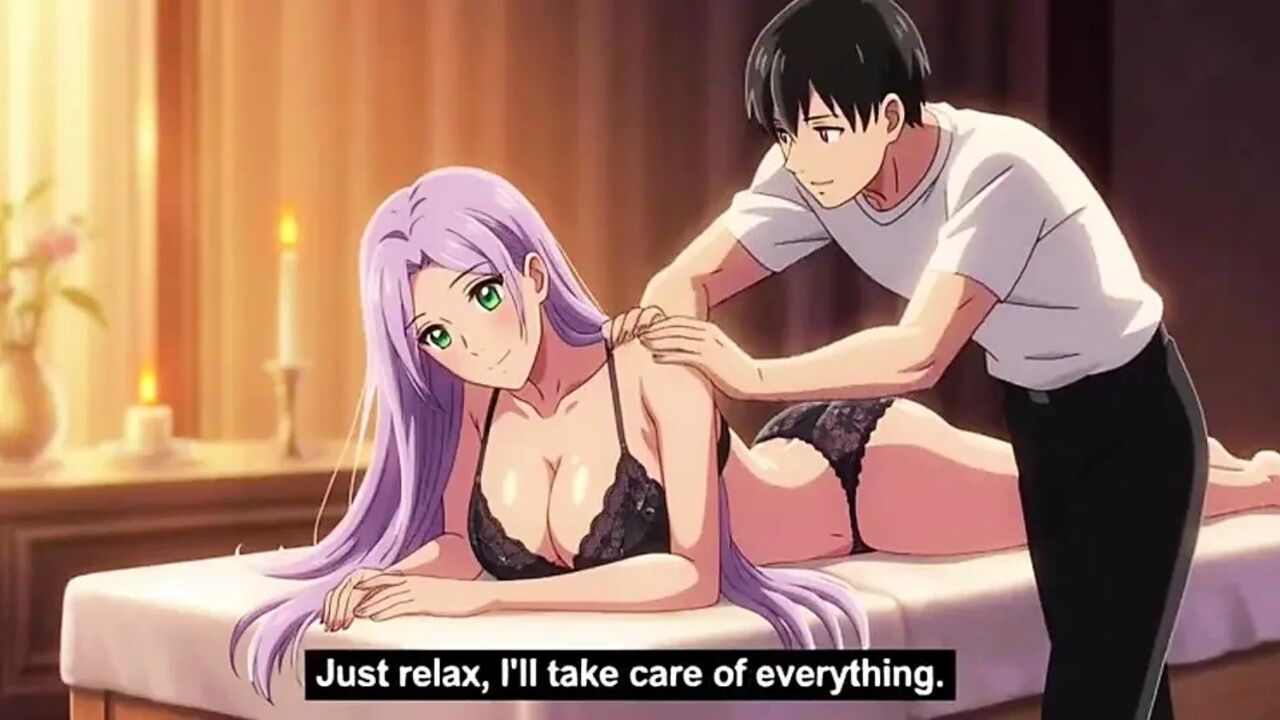 Massaging my stepsister end with cum in her tight pussy