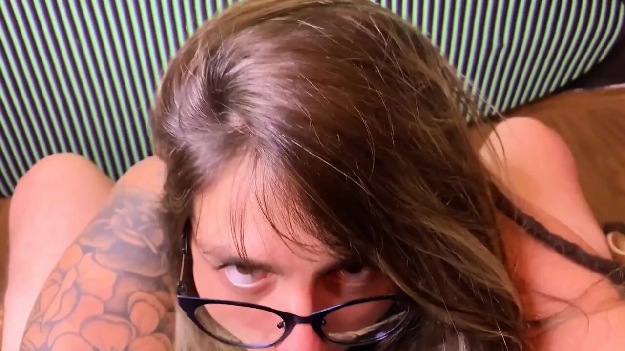 I Am Cumming! Skinny Slut Swallow Cum After Wild BJ