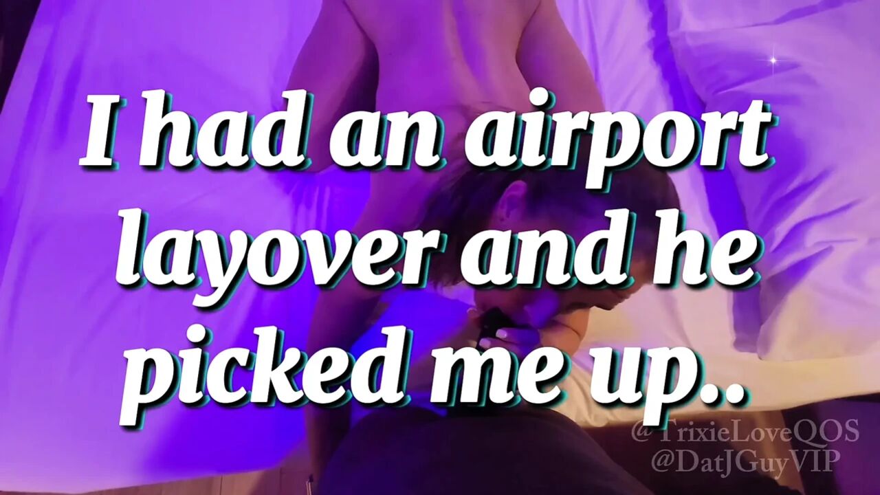 Hotwife Gets BBC Creampie & Juicing During Layover