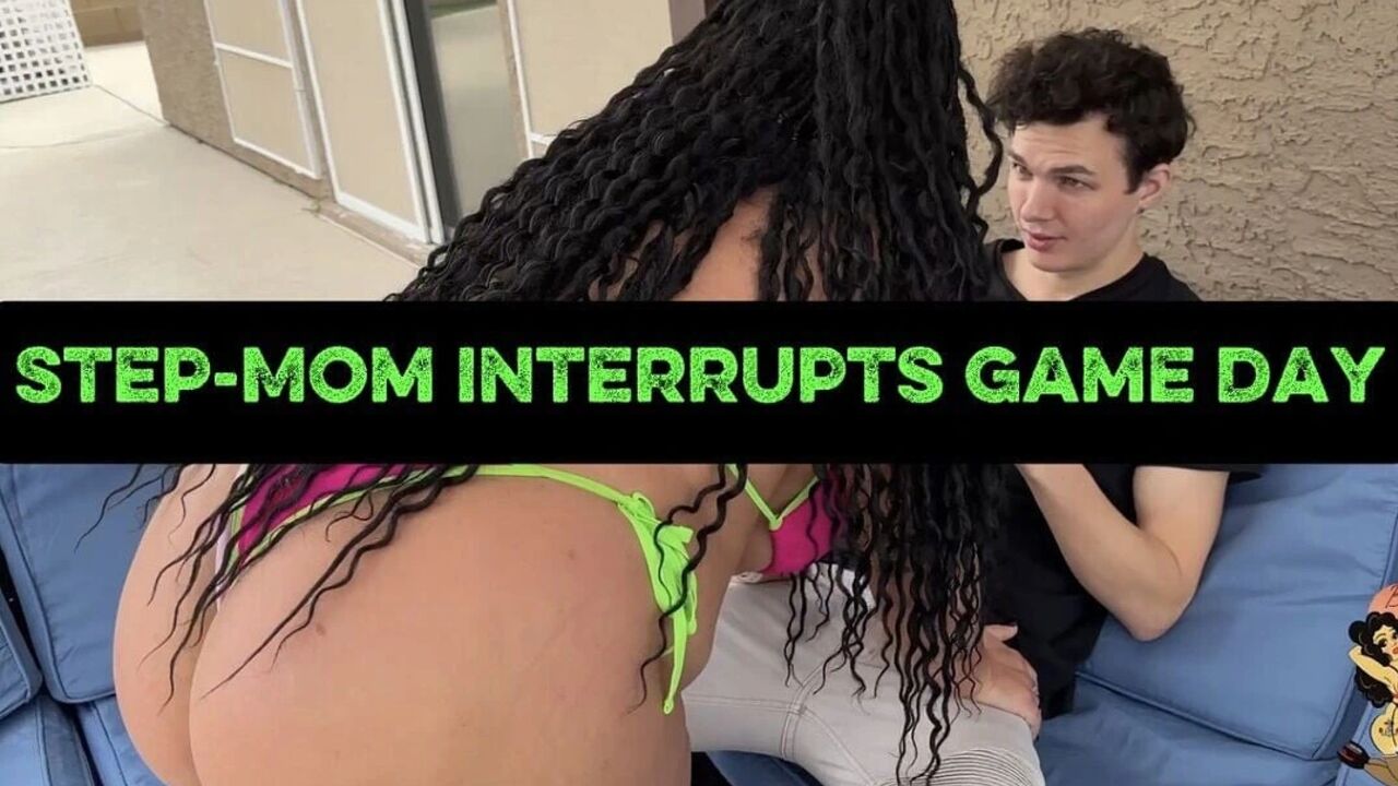 Step-mom Busty Boston Interrupts Game
