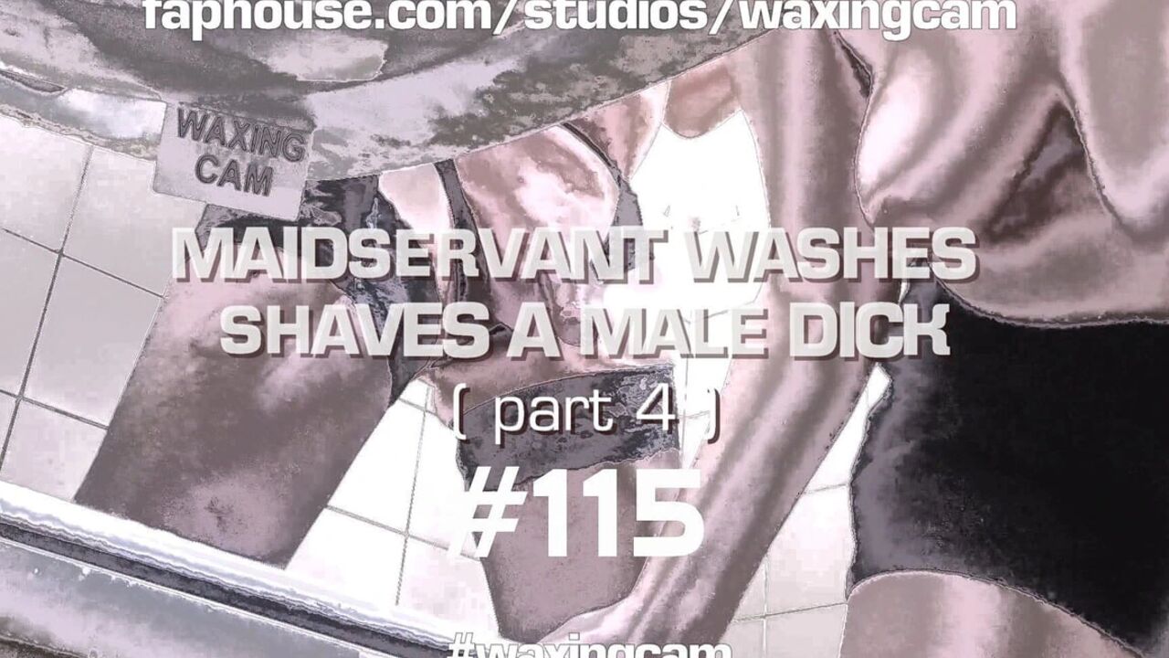 (part4) Maidservant Shaves a Male Dick