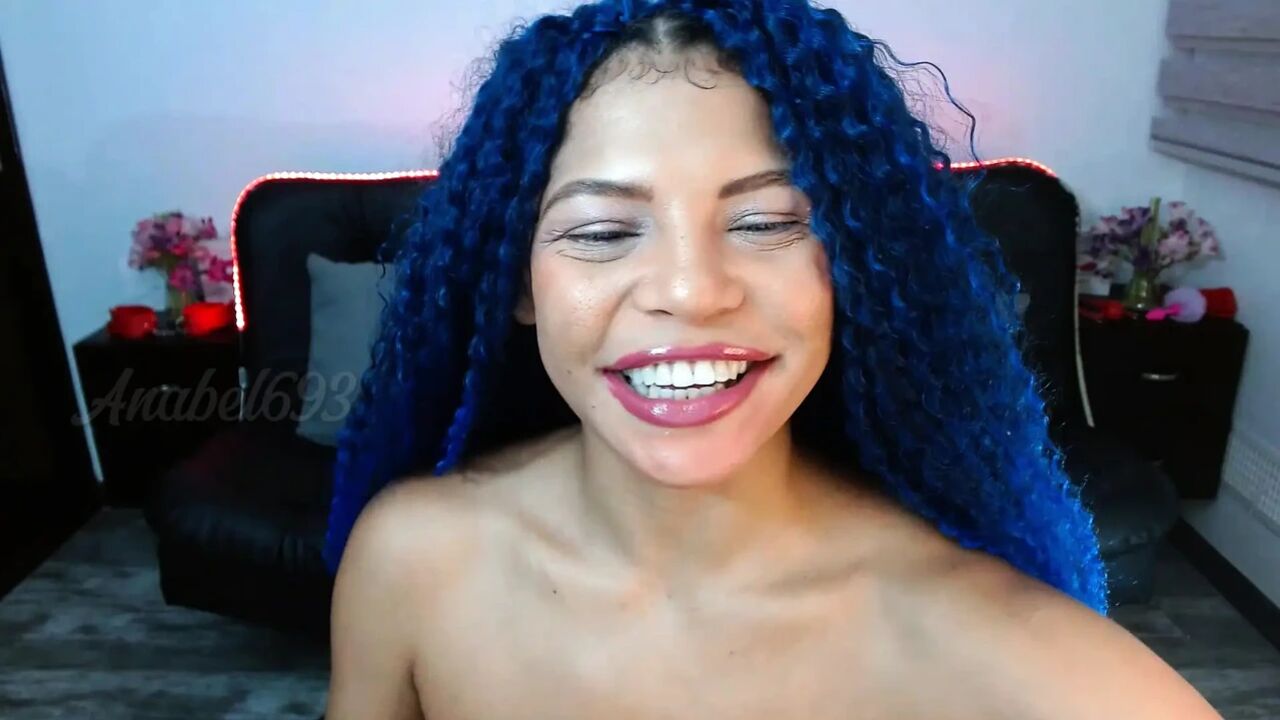 Blue Goddess Rides and Fucks Her Throat with White Cock