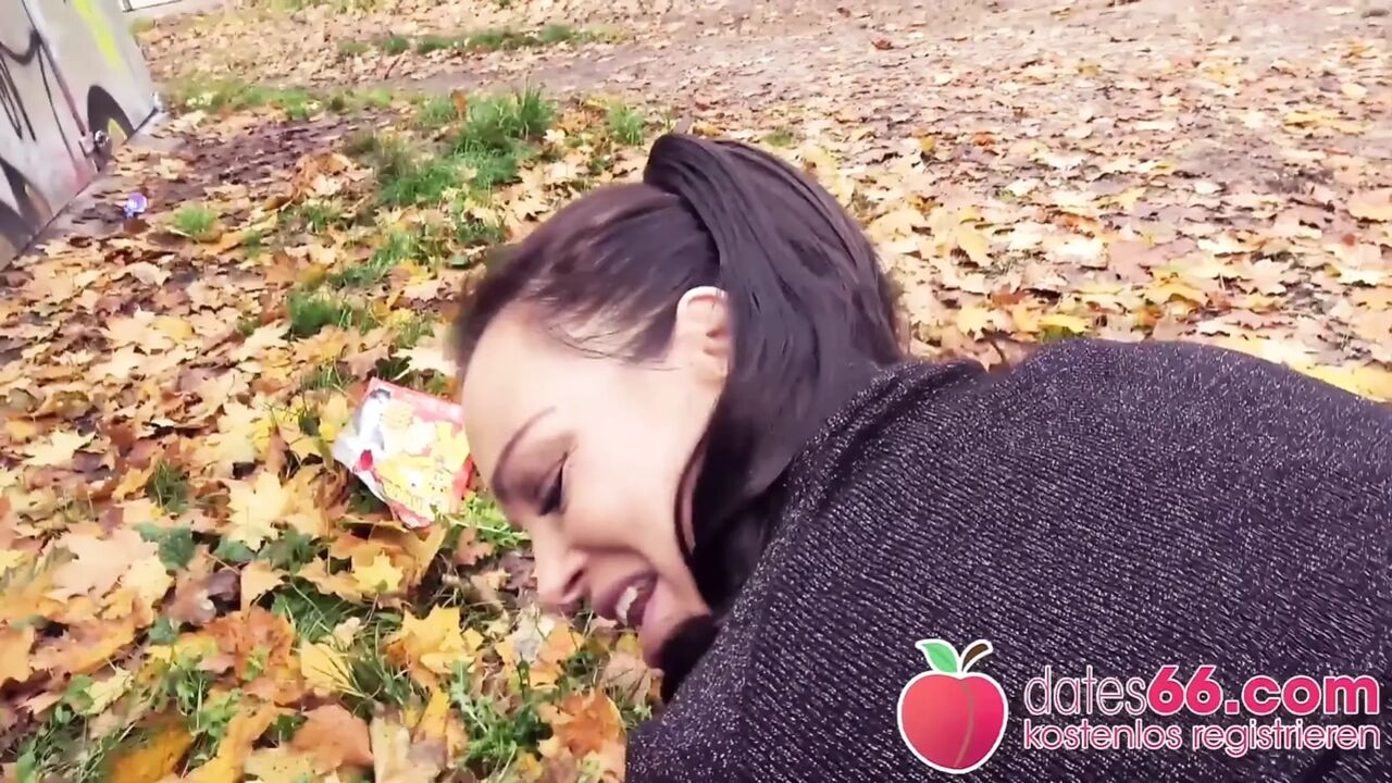 Hot & Risky in Public: Brunette Milf Slut Banged Hard