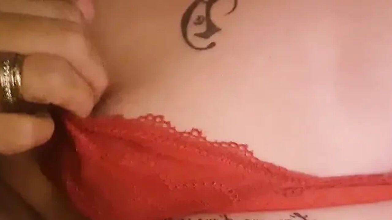 I touch my breasts for pleasure.
