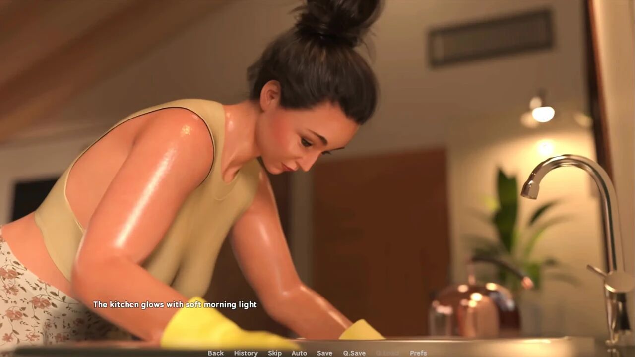 Exibitionist Wife by Wihte Foam - Shower Sex with Stepmommy, Naked Yoga 5